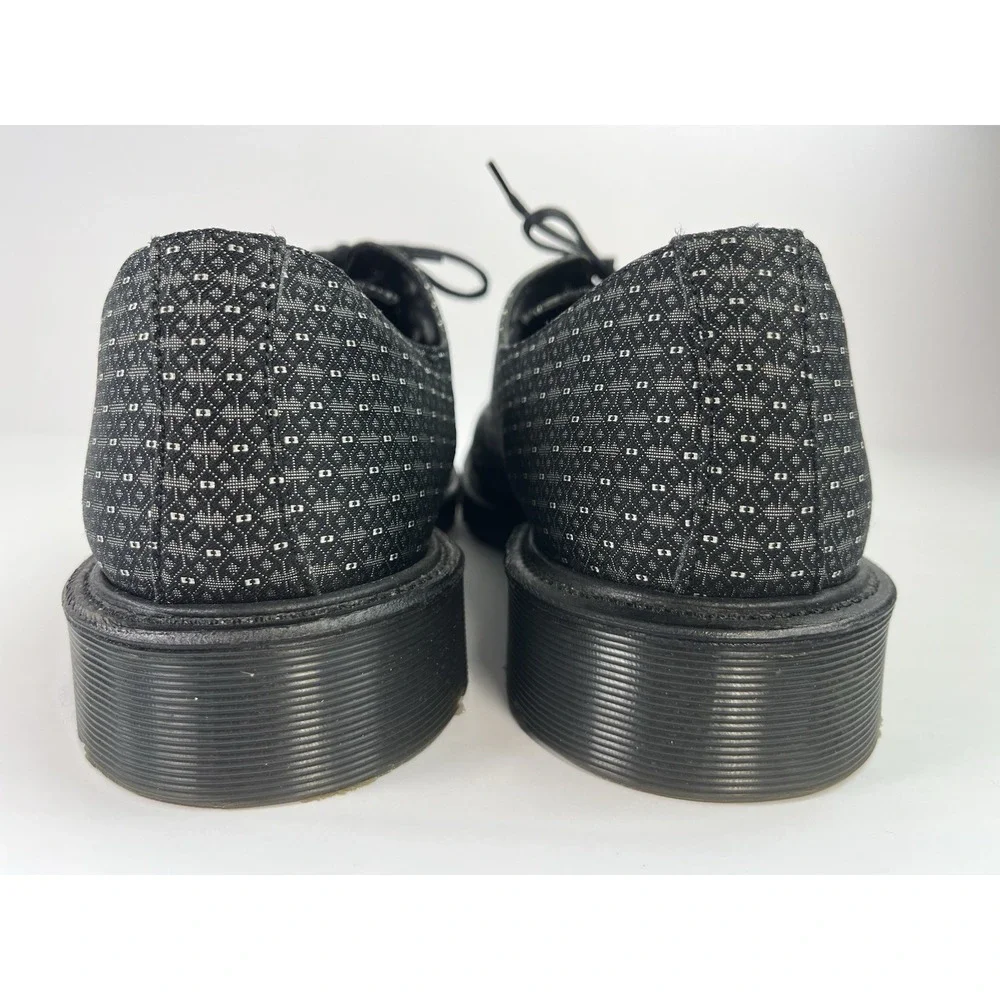 Dr. Martens Lester Men's Size 11 Shoes Black Grey Diamond Dot 15684001 England